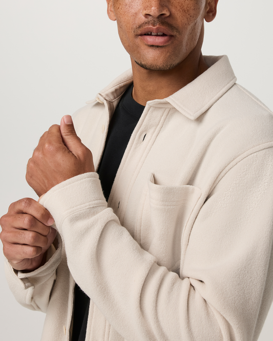 Beach Fleece Shirt Jacket - US 4478