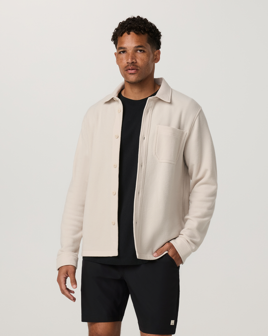 Beach Fleece Shirt Jacket - US 4478