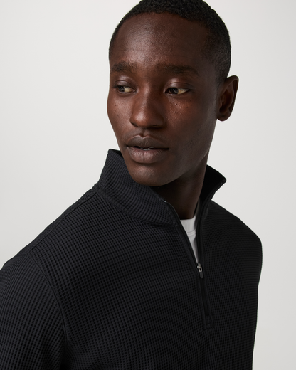 Lightweight Tech Waffle Quarter Zip - US 4272