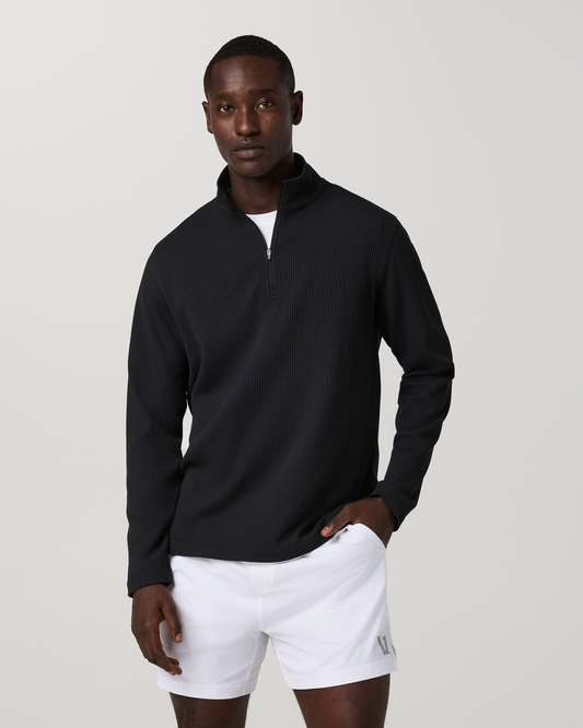 Lightweight Tech Waffle Quarter Zip - US 4272