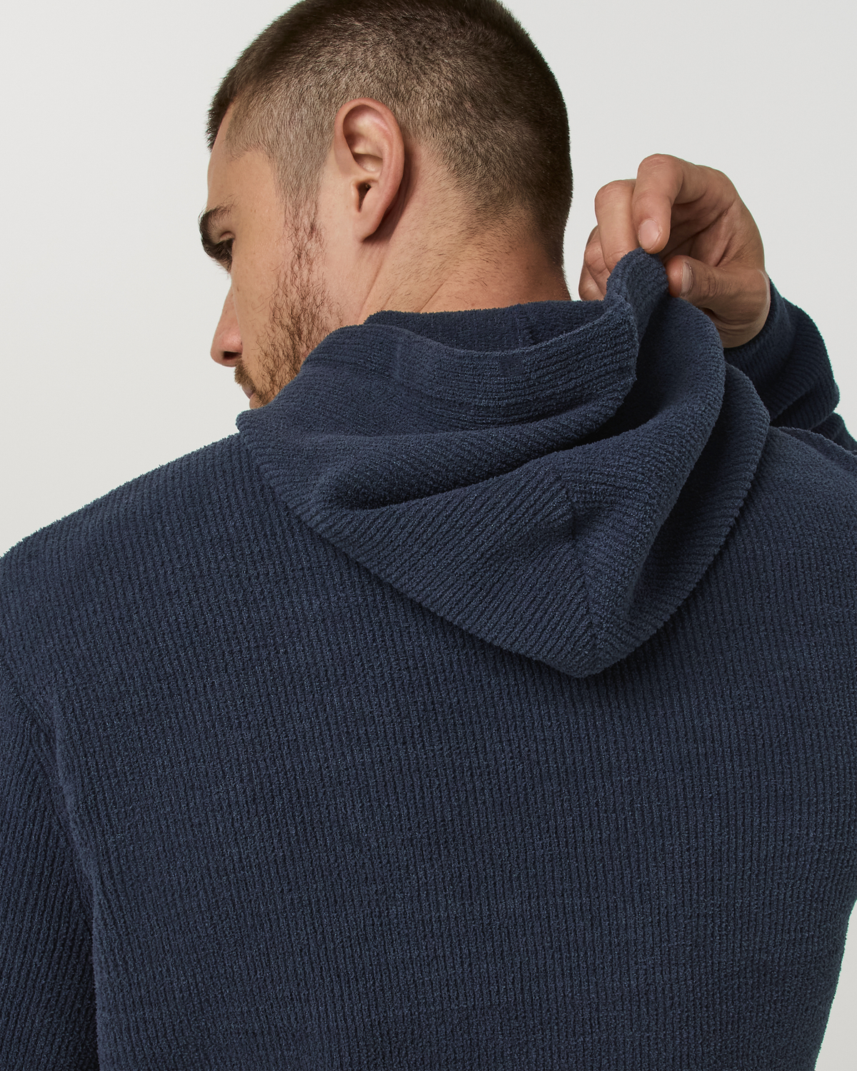 Midweight Rib Sweater Hoodie - US 8985