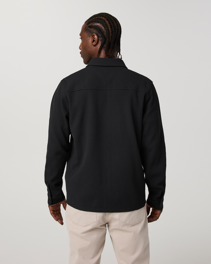 Tech Waffle Shirt Jacket - US 8974