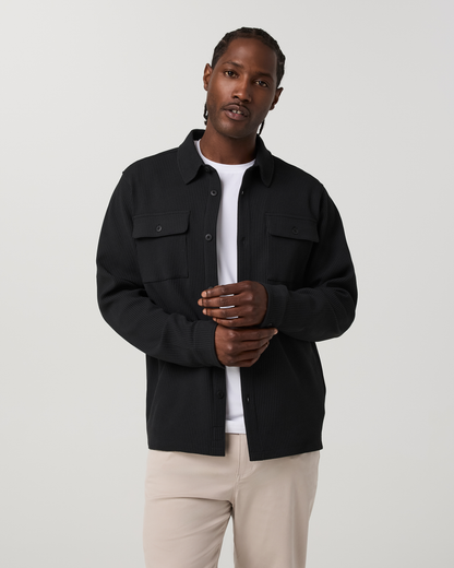 Tech Waffle Shirt Jacket - US 8974