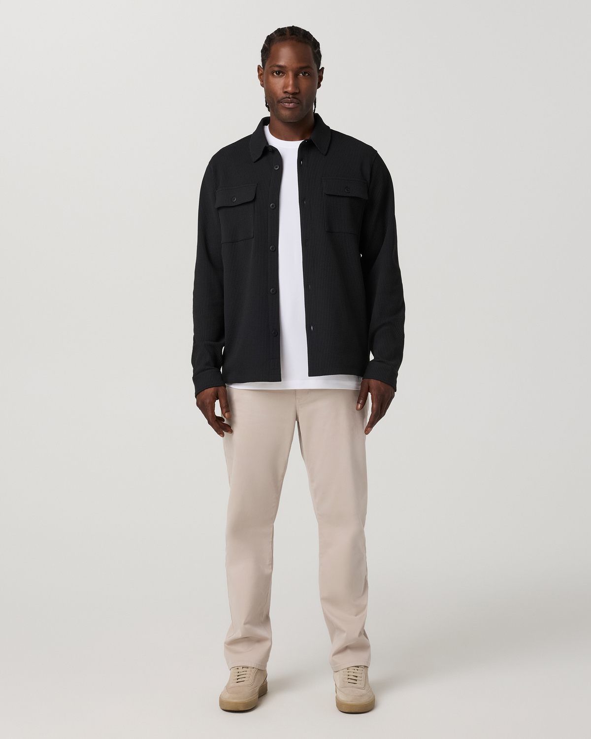 Tech Waffle Shirt Jacket - US 8974