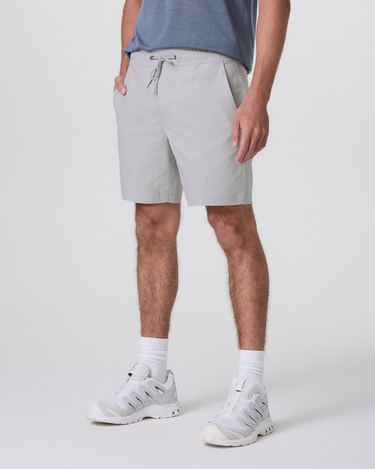 Cascade Crinkle Elastic Waist Short 8" - US 2464