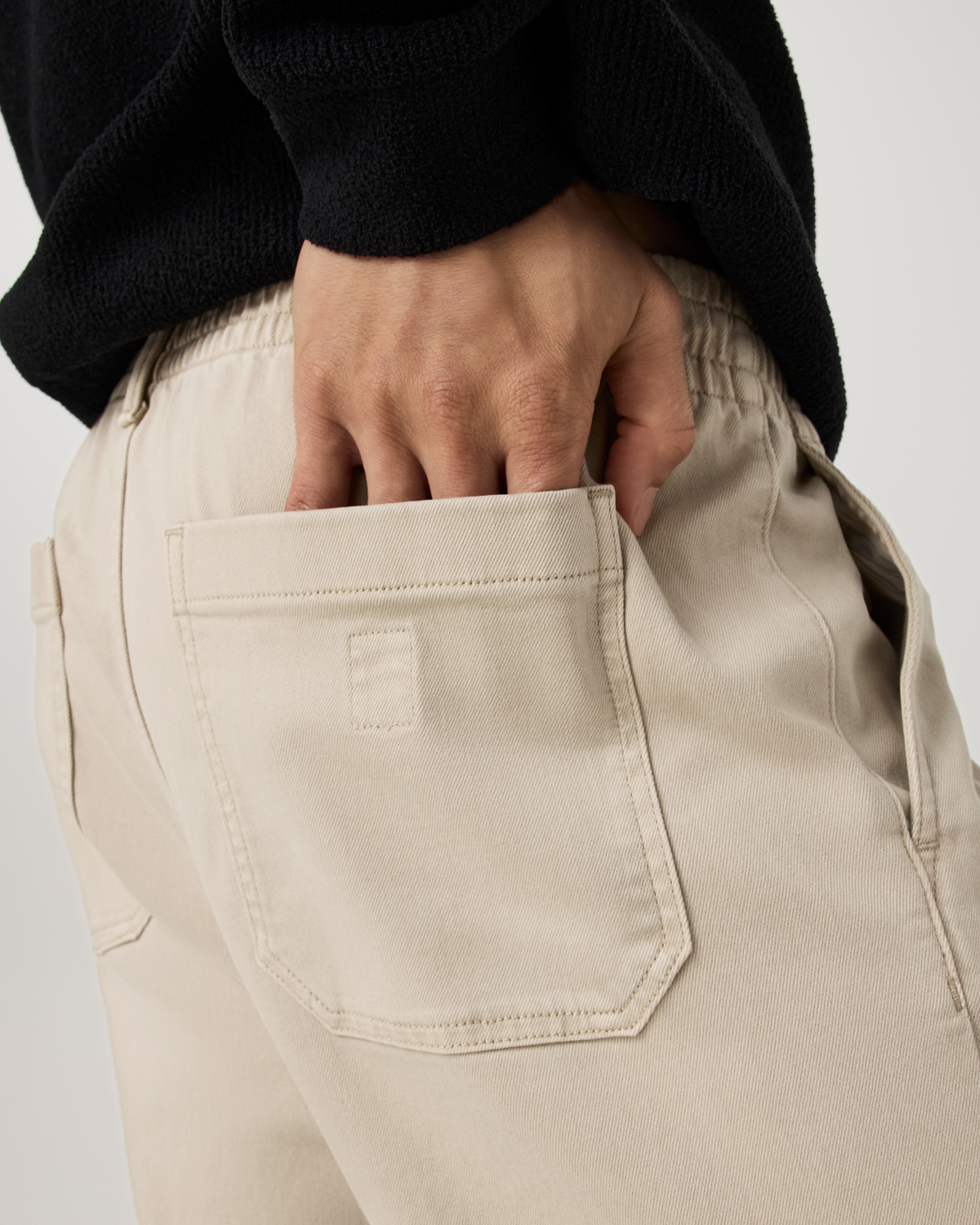 Benton Twill Elastic Waist Pant Relaxed Fit 30" - US 2329
