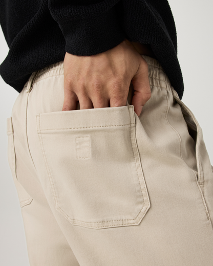 Benton Twill Elastic Waist Pant Relaxed Fit 30" - US 2329