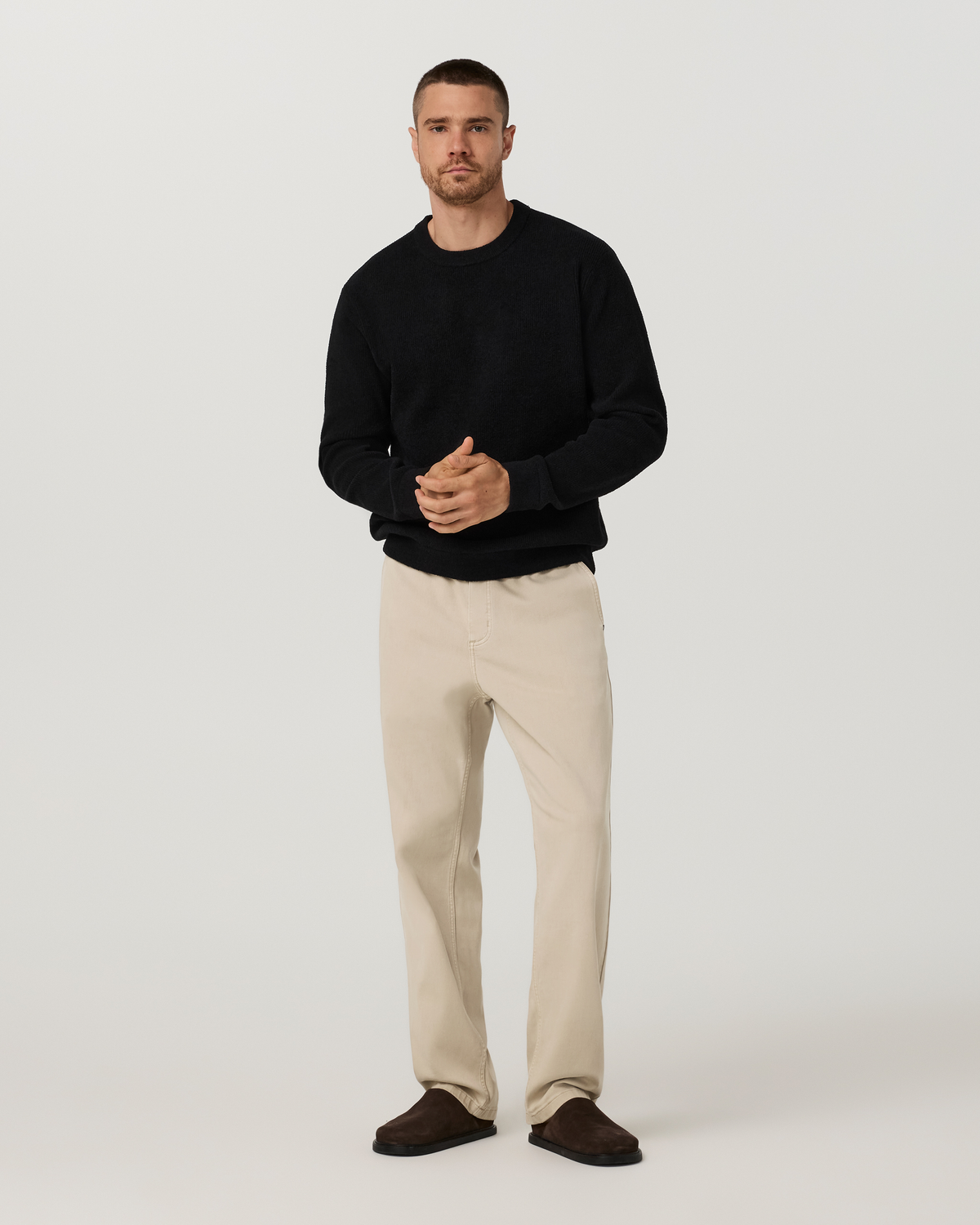 Benton Twill Elastic Waist Pant Relaxed Fit 30" - US 2329
