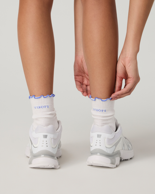 Half Crew Ruffle Sock - US 0614
