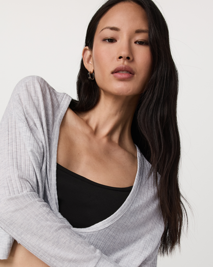 Long Sleeve Twist Top - US 2849