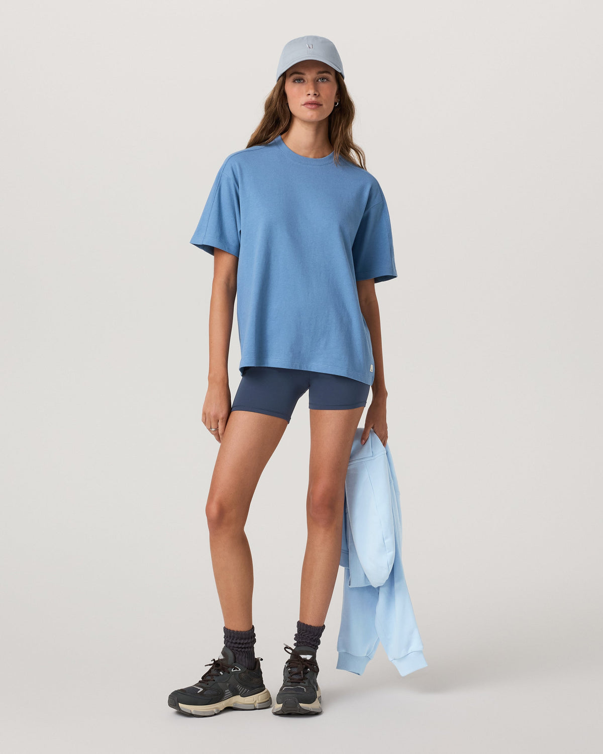 Short Sleeve Heavyweight Oversized Cotton Tee - US 4464