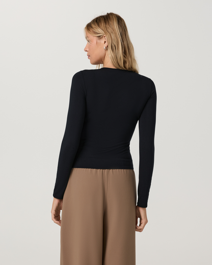 Long Sleeve Modal Top - US 9828