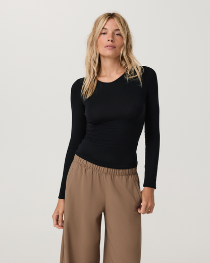 Long Sleeve Modal Top - US 9828