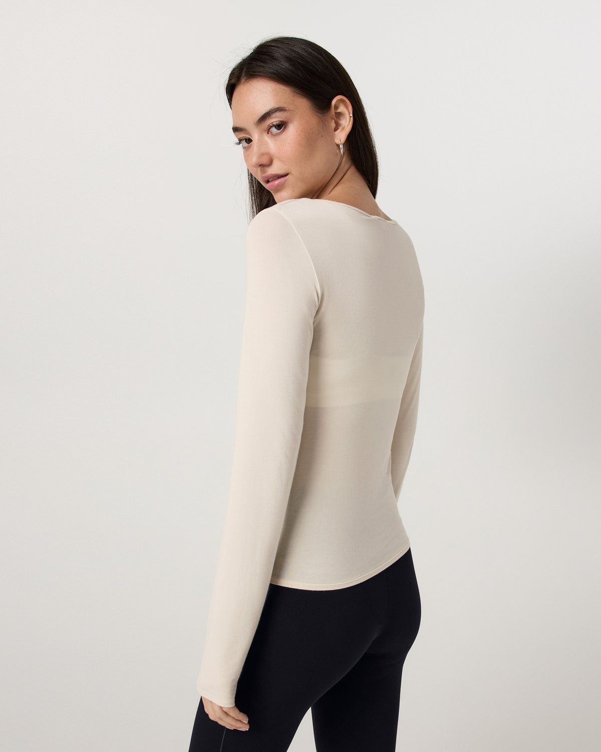 Long Sleeve Modal Top - US 6410