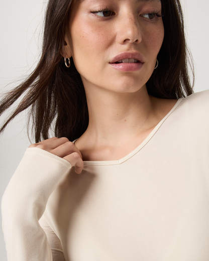 Long Sleeve Modal Top - US 6410
