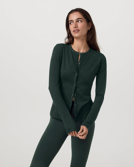 Long Sleeve Halo Snap Cardigan - US 0694