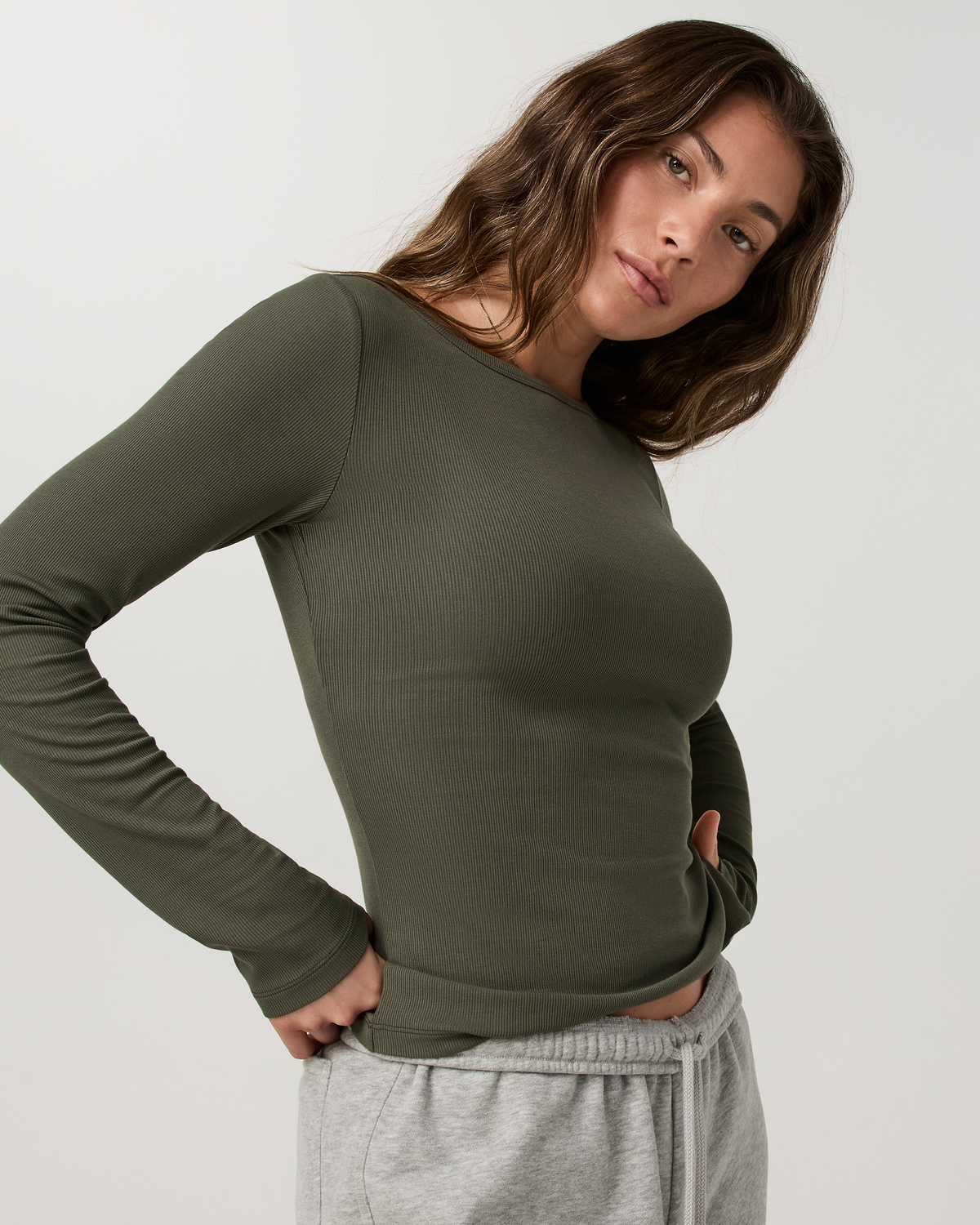 Long Sleeve Pose Subtle Scoop - US 1969