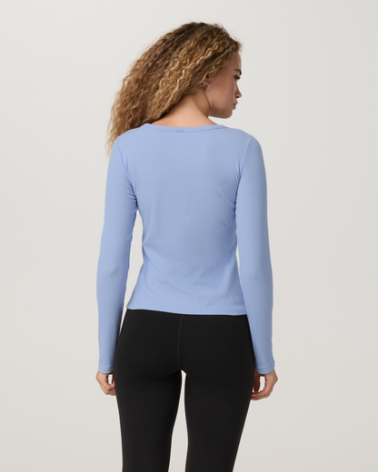 Long Sleeve Pose Subtle Scoop - US 5153