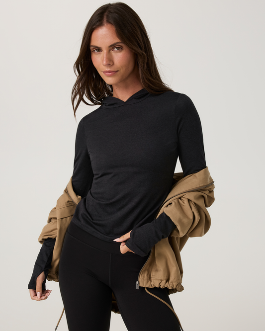 Long Sleeve Halo Fitted Hoodie - US 2244
