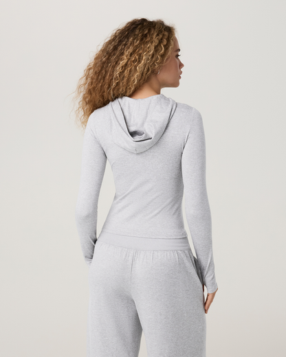Long Sleeve Halo Fitted Hoodie - US 0691