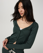 Long Sleeve Halo V-Neck Cardigan - US 5313