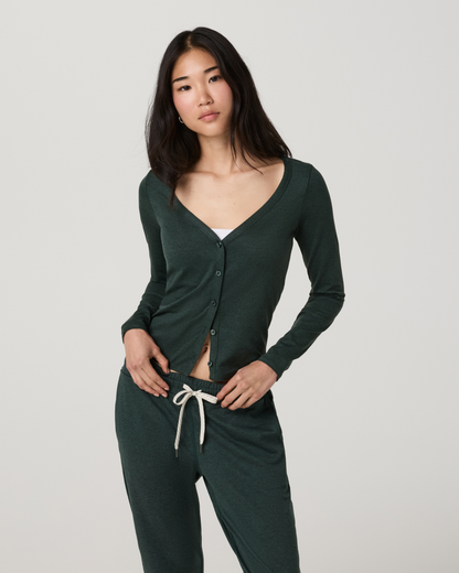 Long Sleeve Halo V-Neck Cardigan - US 5313
