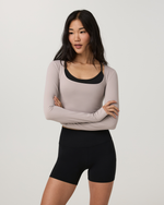 Vuori AllTheFeels™ Long Sleeve Scoop Top - US 7735