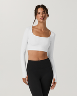 Vuori AllTheFeels™ Long Sleeve Scoop Top - US 9177