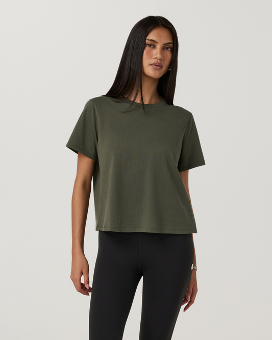 Short Sleeve Heavyweight Cotton Relaxed Tee - US 7883