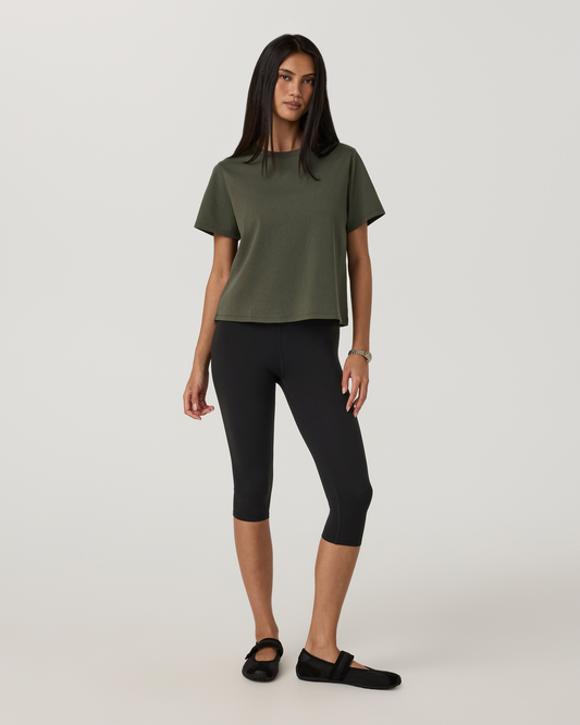 Short Sleeve Heavyweight Cotton Relaxed Tee - US 7883