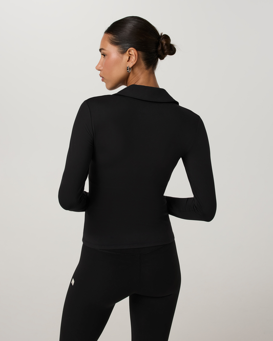 Long Sleeve Halo Double Zip Top - US 6391