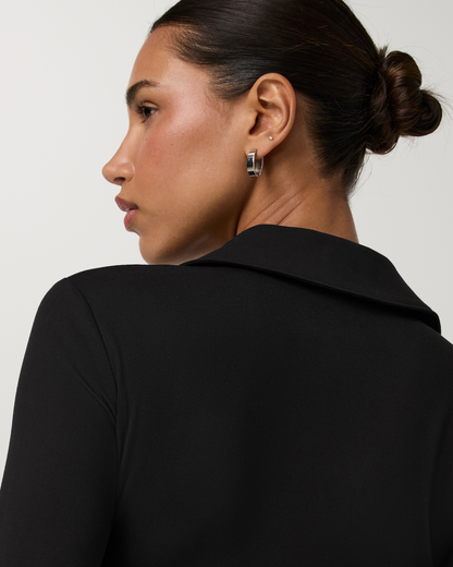 Long Sleeve Halo Double Zip Top - US 6391