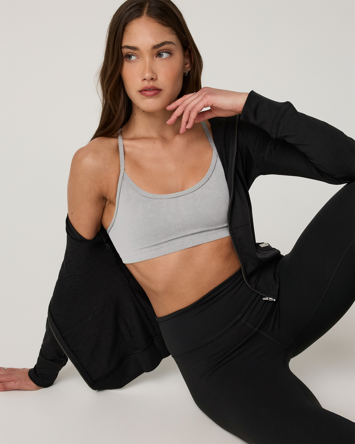 Halo Mini Full Zip Hoodie - Long - US 6032