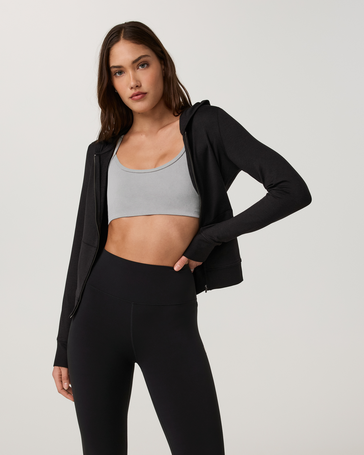 Halo Mini Full Zip Hoodie - Long - US 6032