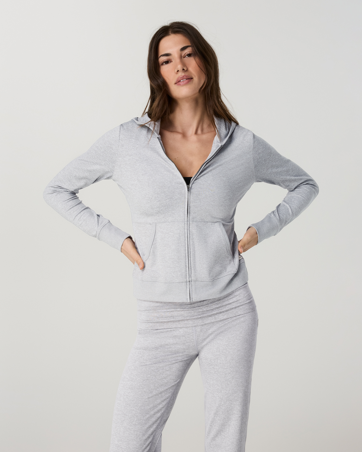 Halo Mini Full Zip Hoodie - Long - US 6514
