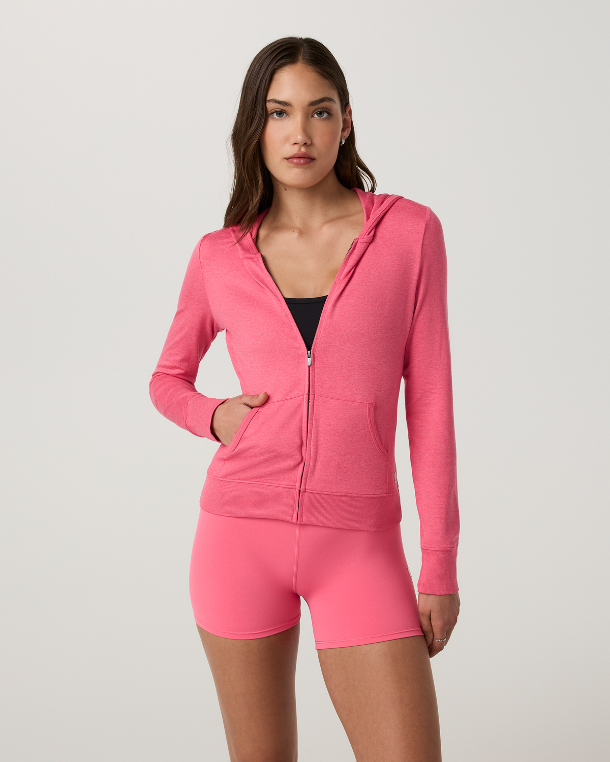 Halo Mini Full Zip Hoodie - Long - US 7907