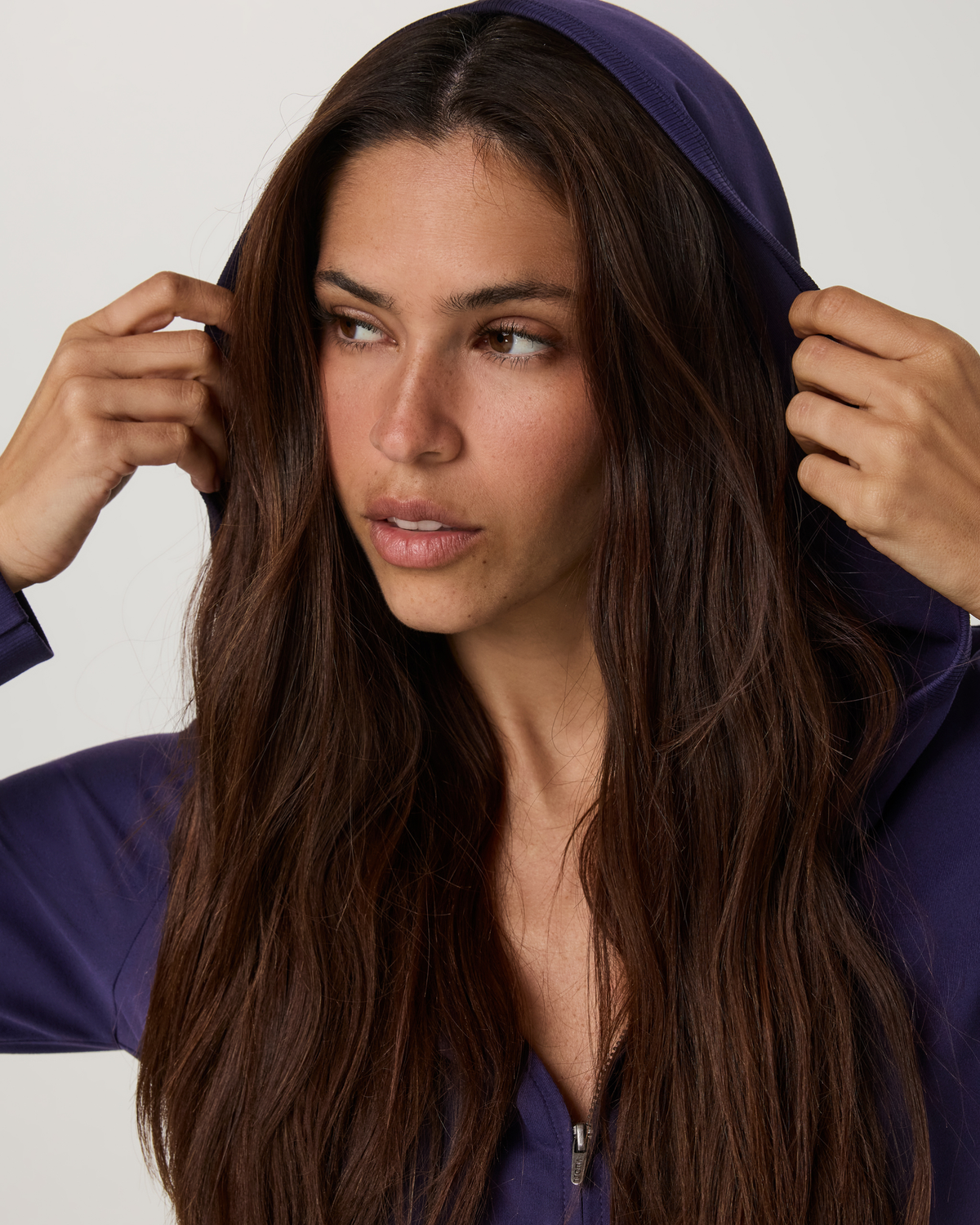 Halo Mini Full Zip Hoodie - Long - US 5211