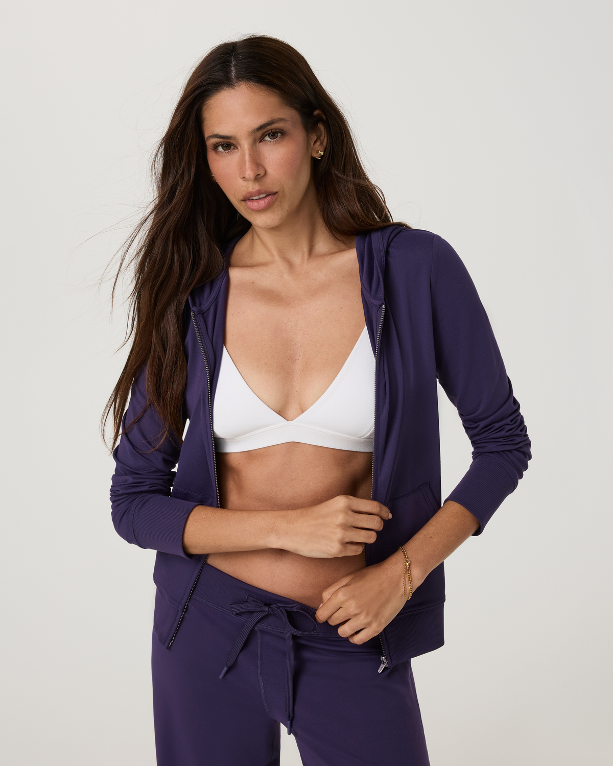 Halo Mini Full Zip Hoodie - Long - US 5211