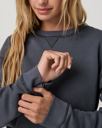 Reverse Fleece Crew - US 5492