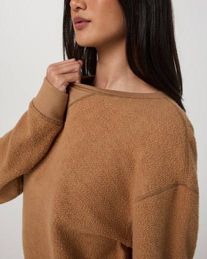 Reverse Fleece Crew - US 7501