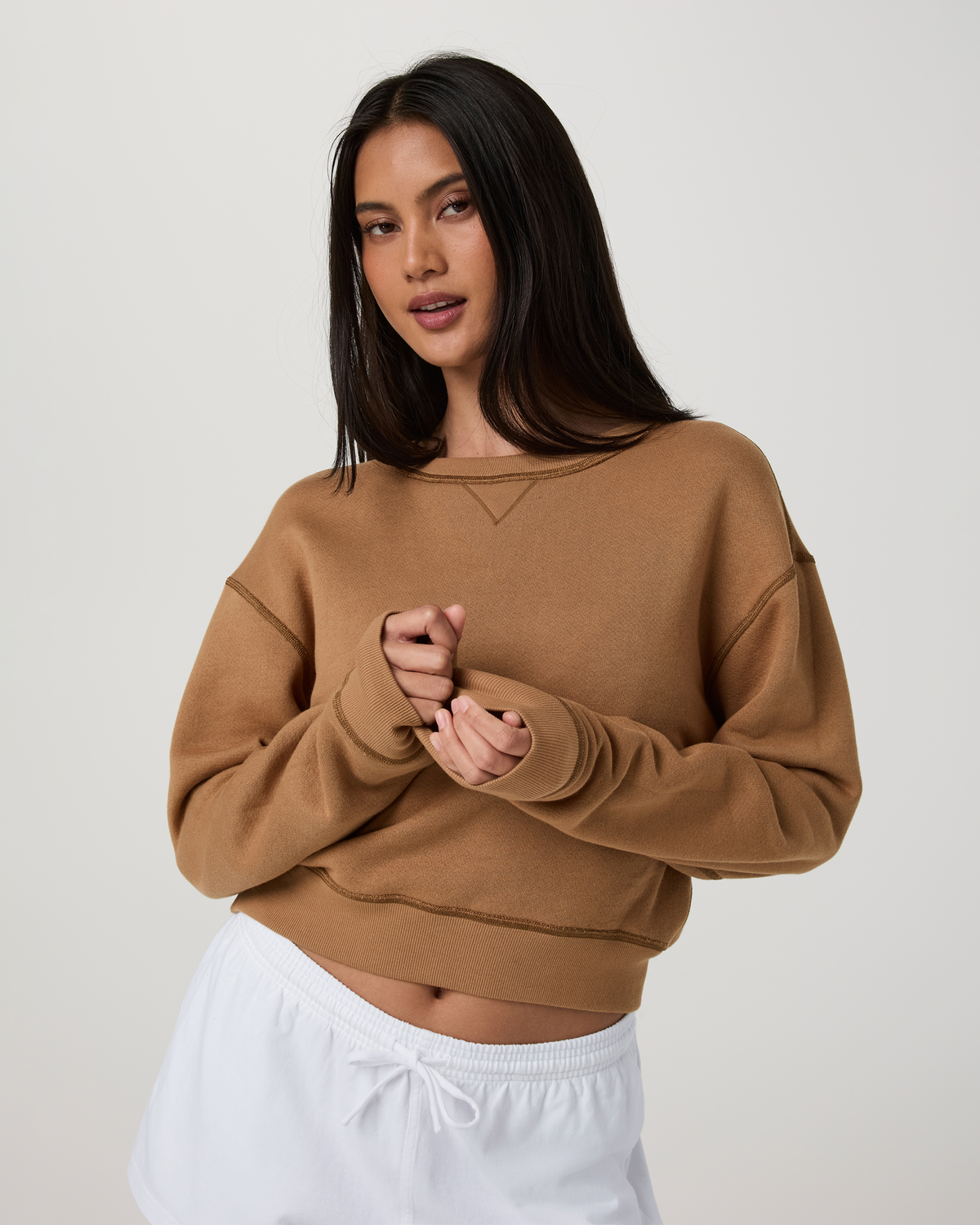 Reverse Fleece Crew - US 7501