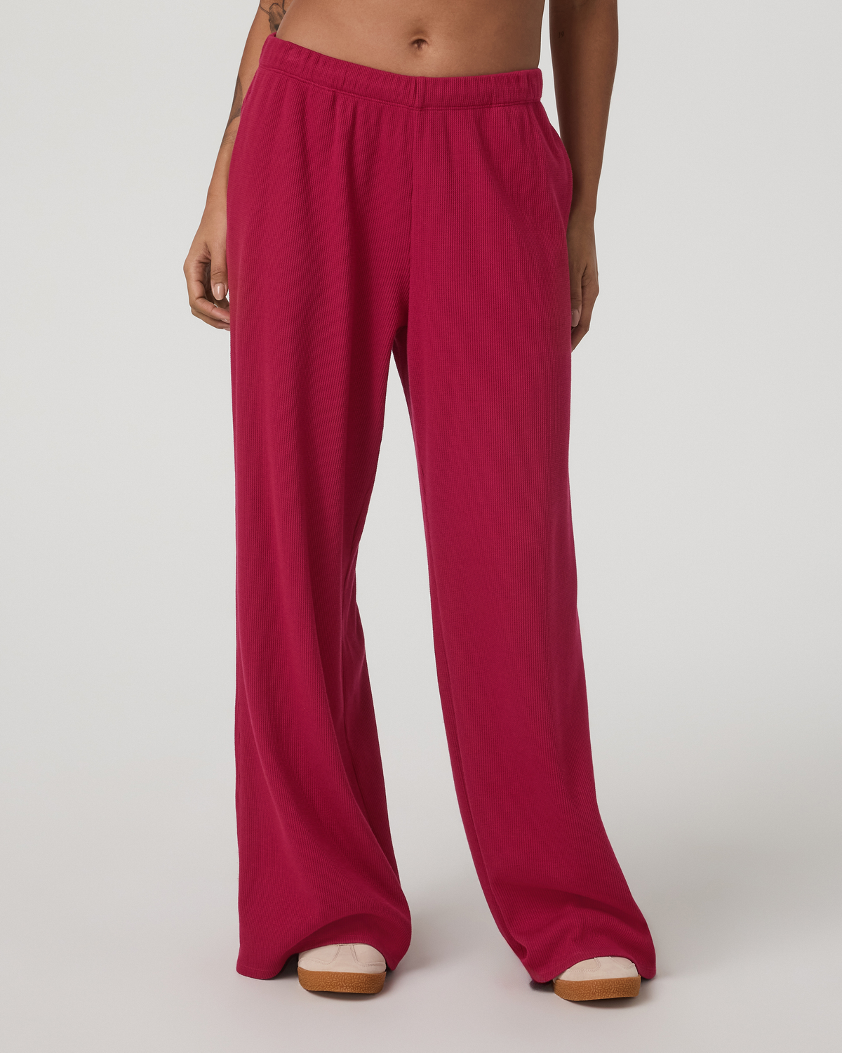 Waffle Wideleg Pant - US 8839