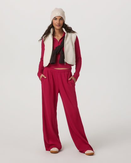 Waffle Wideleg Pant - US 8839