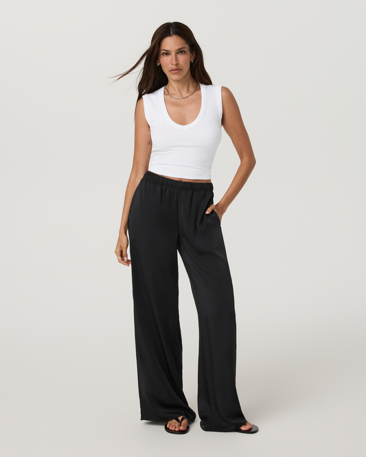 Nova Satin Wideleg Pant - US 6741