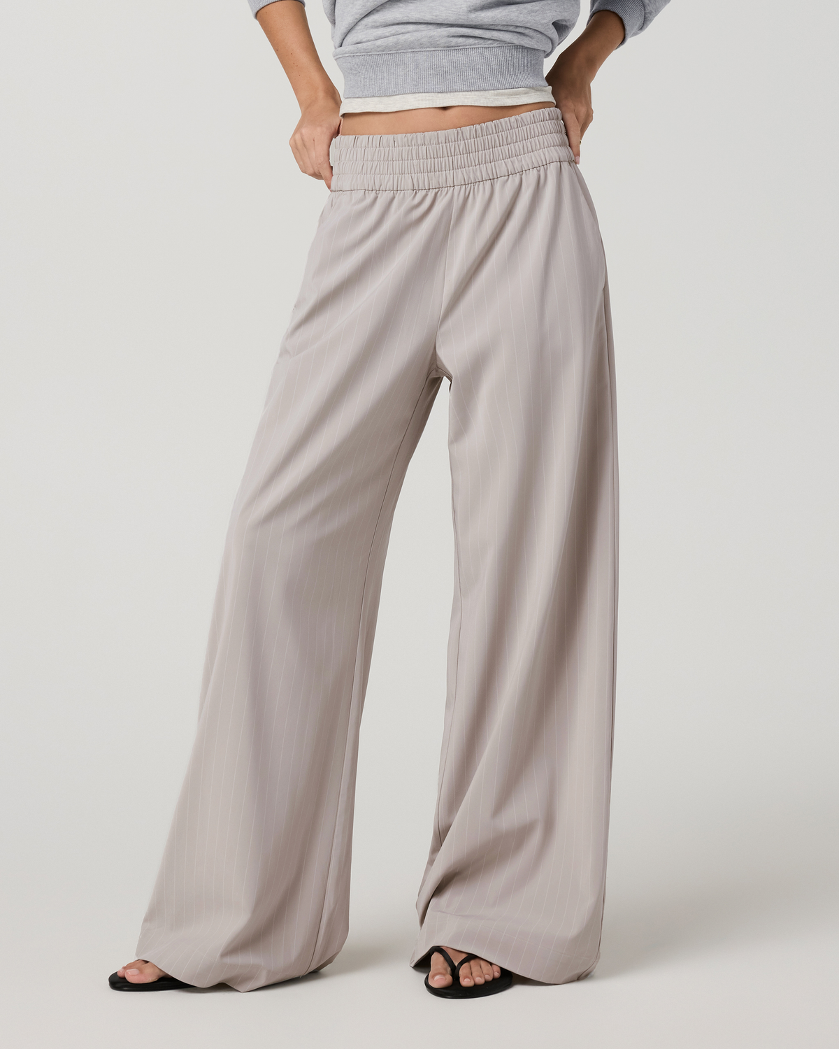 Villa Pinstripe Wideleg - Long - US 8389