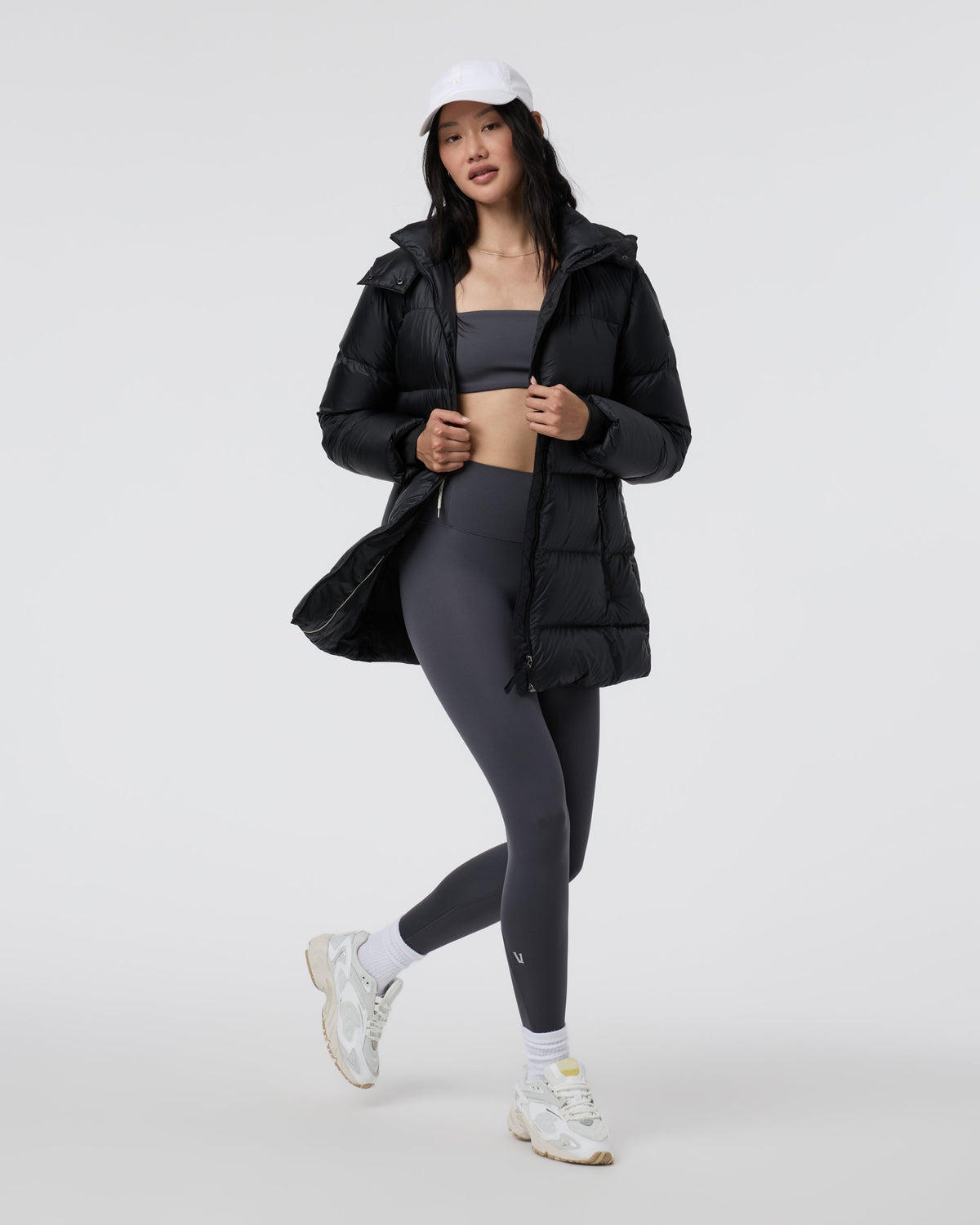 Women's Coordinate Long Down Jacket - US 5034